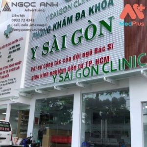 Hình ảnh thi công bảng hiệu Phòng Khám