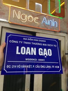 Bảng tên công ty bình thạnh