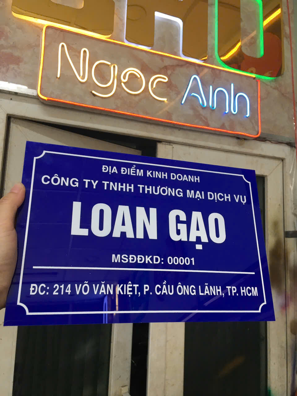 Bảng tên công ty bình thạnh